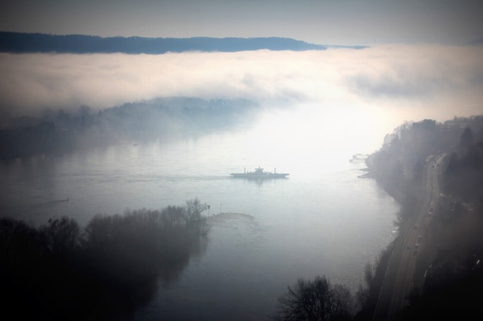 Der Rhein vom Rolandsbogen aus gesehen © Tom Rübenach